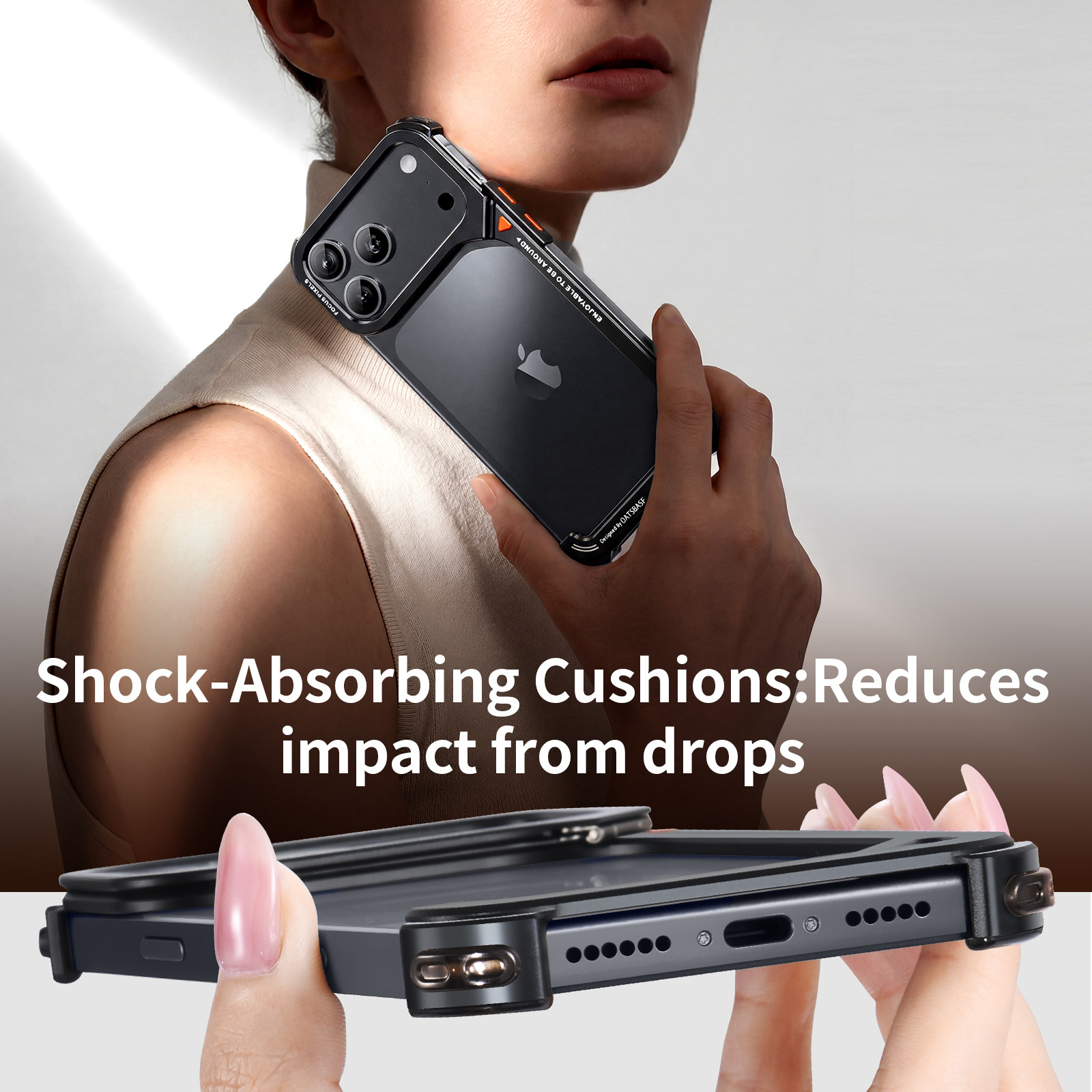 Oatsbasf製 iPhone 18 Pro Max用アル - Metal Bumper Aluminum Frame Case のレビューと価格