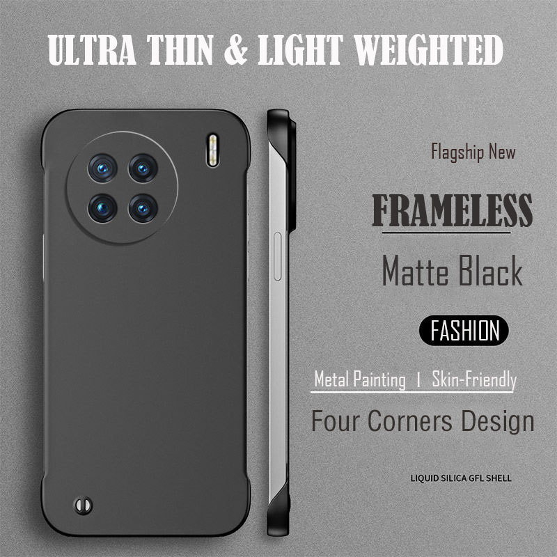 Oneplus-フレームなしの電話ケース,金属表面,超薄型塗 - Ultra Thin Frameless Phone Cover のレビューと価格